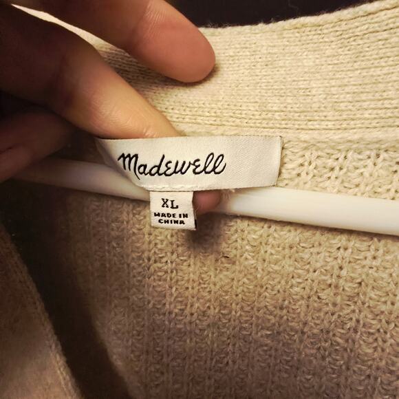 Madewell Ribbed Lyle Merino Wool Blend Pullover Sweater - Picture 5 of 6